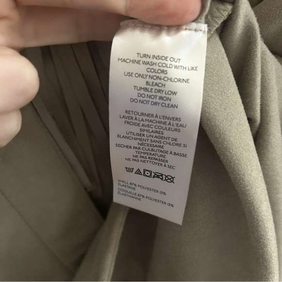 Free People We The Free Fringe Out Vegan Suede Smoked Green Jacket Size Large - Picture 12 of 13